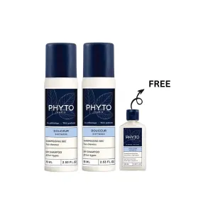 2 Softness Dry Shampoo   FREE  Softness Shampoo 100ml