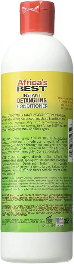 Africa's Best Instant Detangling Conditioner 355ml