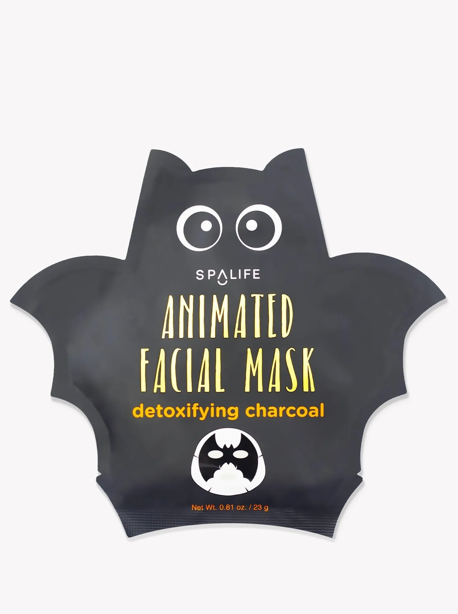 Animated Bat Detoxifying Charcoal Facial Mask - 10 Masks