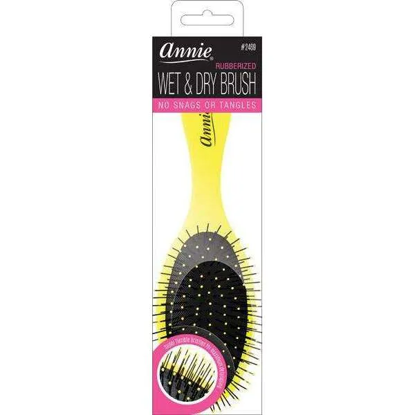 Annie Detangler Wet & Dry Brush Yellow