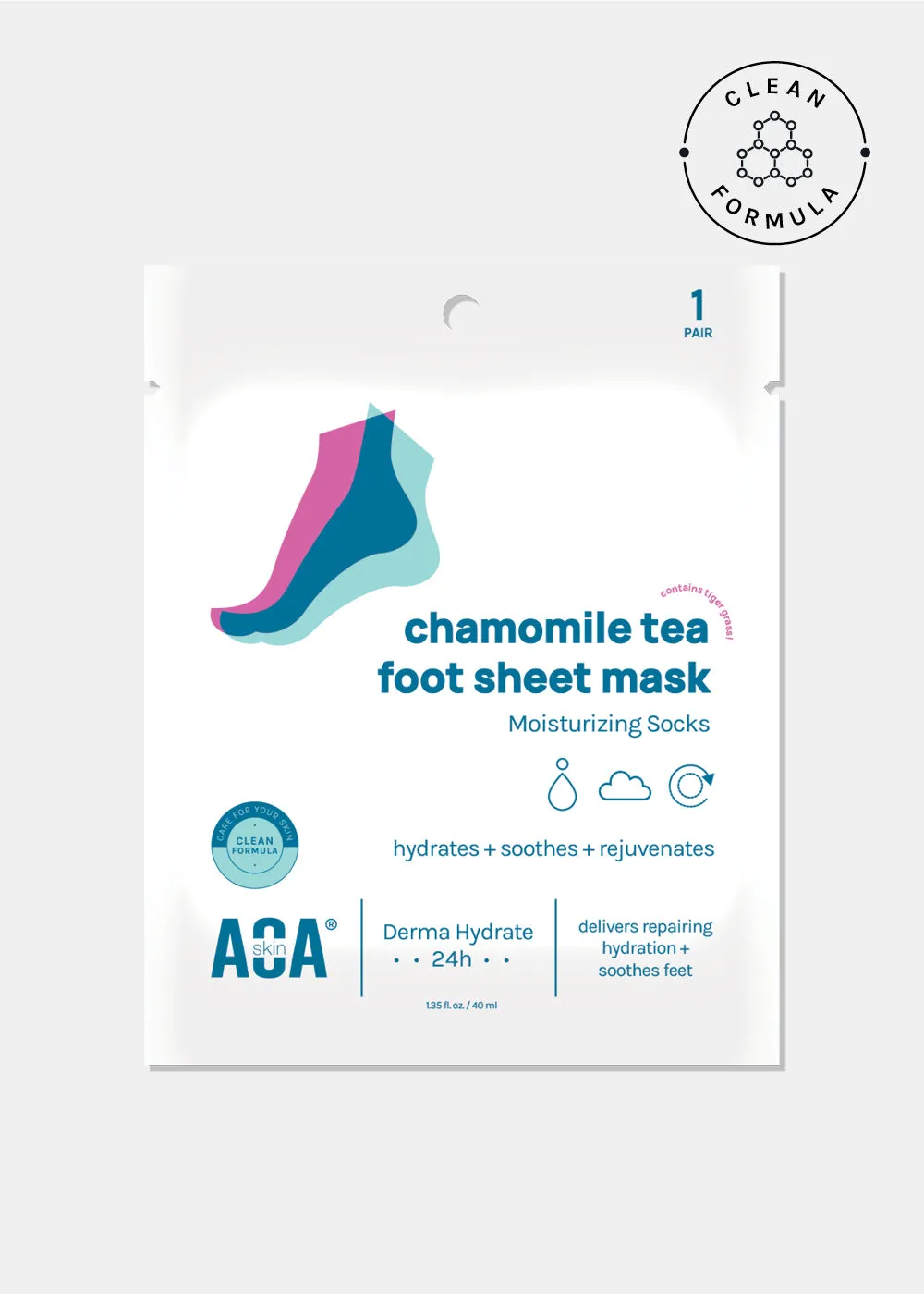 AOA Skin Chamomile Tea Foot Sheet Mask