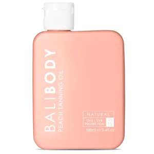 BaliBody Peach Tanning Oil SPF15