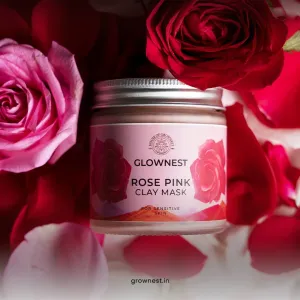 Bio Enzyme Based Rose Pink Clay Mask | For Sensitive Skin