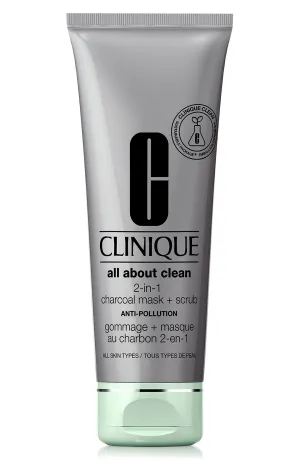 Clinique All About Clean 2-in-1 Charcoal Mask   Scrub