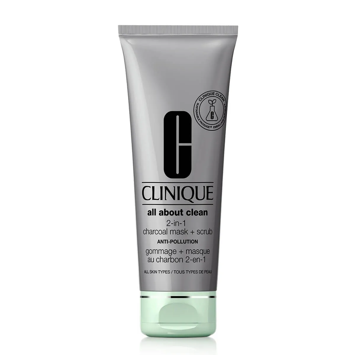 Clinique All About Clean 2-in-1 Charcoal Scrub Mask, 100 ml