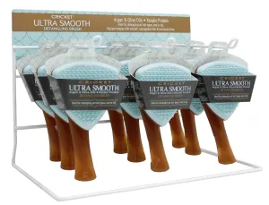 Cricket Ultra Smooth Detangling 9pc brush Display