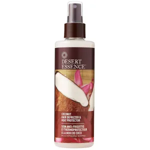 DESERT ESSENCE - Coconut Hair Defrizzer and Heat Protector - 8.5 fl. oz. (237 ml)