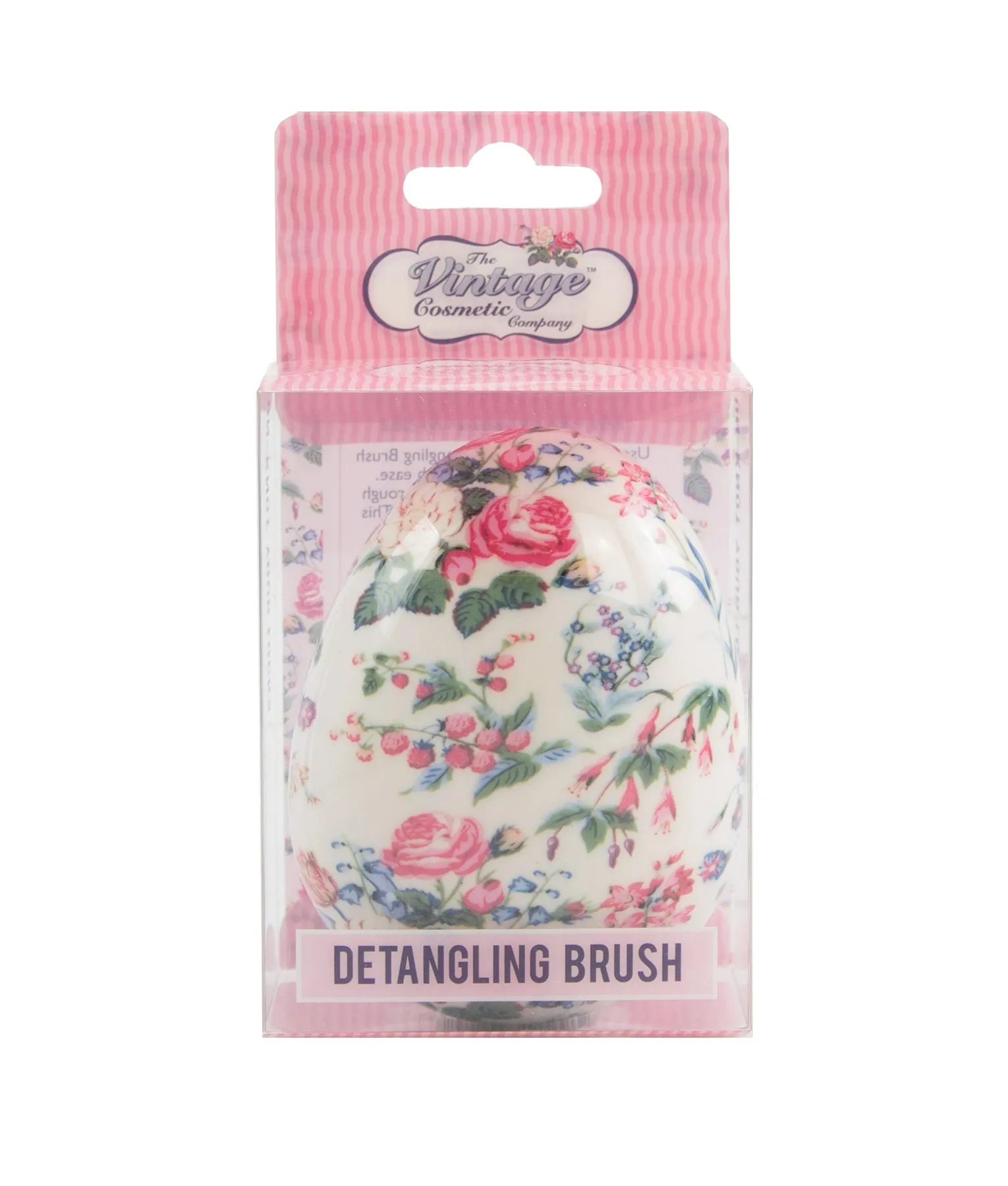 Detangling Floral print hairbrush