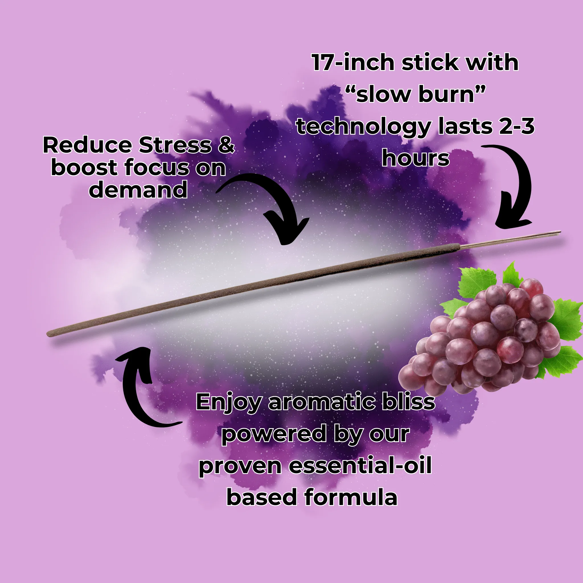 Grape Long Incense Sticks