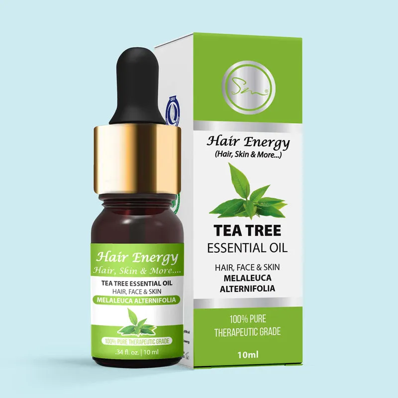 Hair Energy 100 Organic Aloevera GelTea Tree Essential Oil Melaleuca Alternifolia