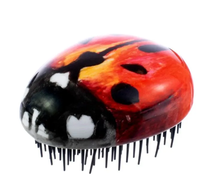 Kent Pebble Detangling Ladybug Brush