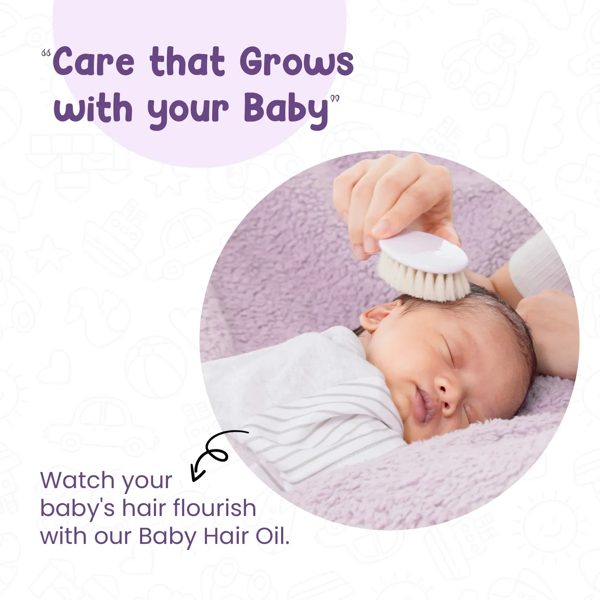 Nourishing Baby Hair Oil - Enriched with Saffron & Almond