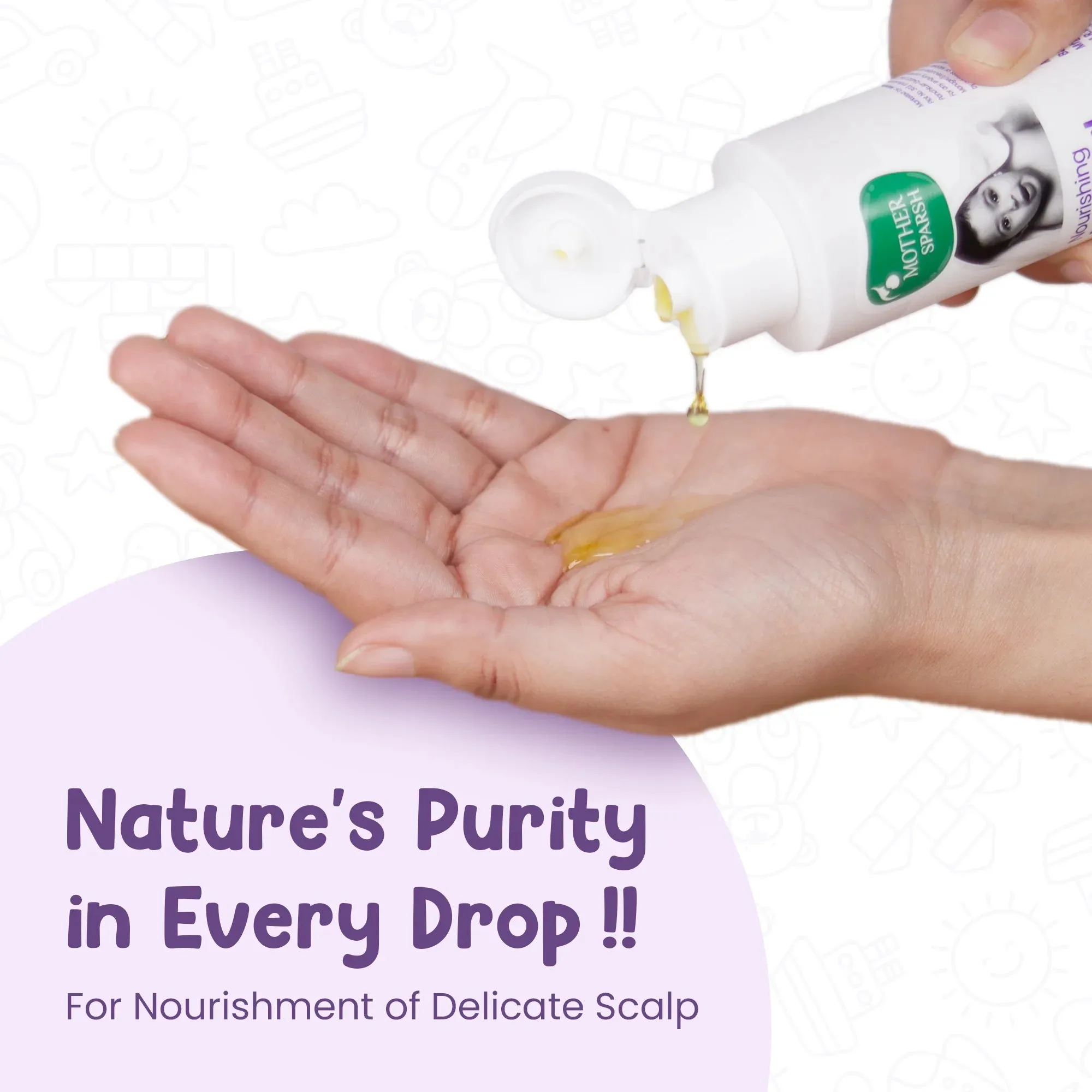 Nourishing Baby Hair Oil - Enriched with Saffron & Almond