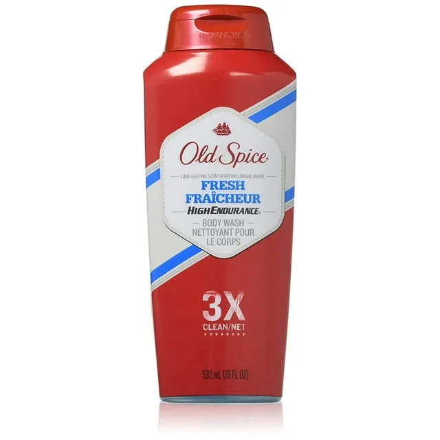 Old Spice High Endurance Body Wash Fresh Fraicheur 18Oz