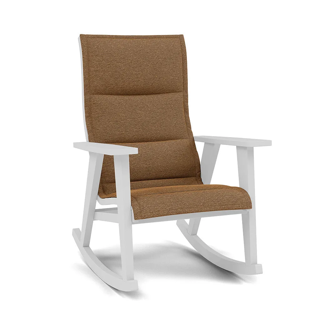 Patriot High Back Padded Sling Rocking Chair