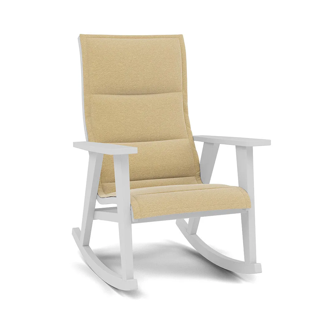 Patriot High Back Padded Sling Rocking Chair