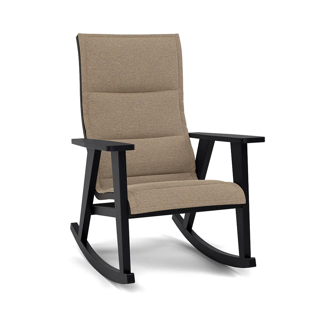 Patriot High Back Padded Sling Rocking Chair