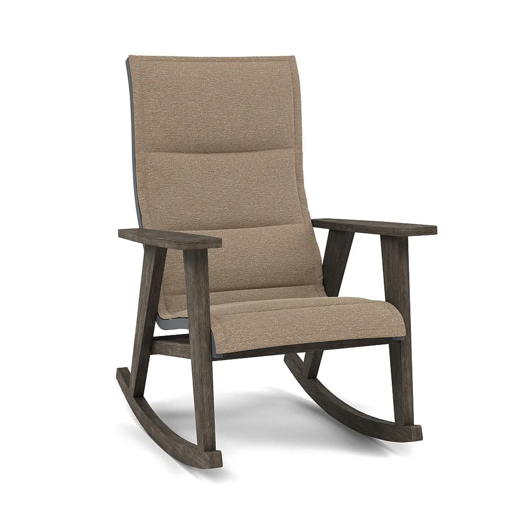 Patriot High Back Padded Sling Rocking Chair