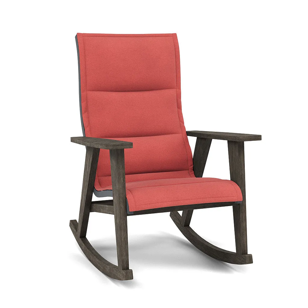 Patriot High Back Padded Sling Rocking Chair