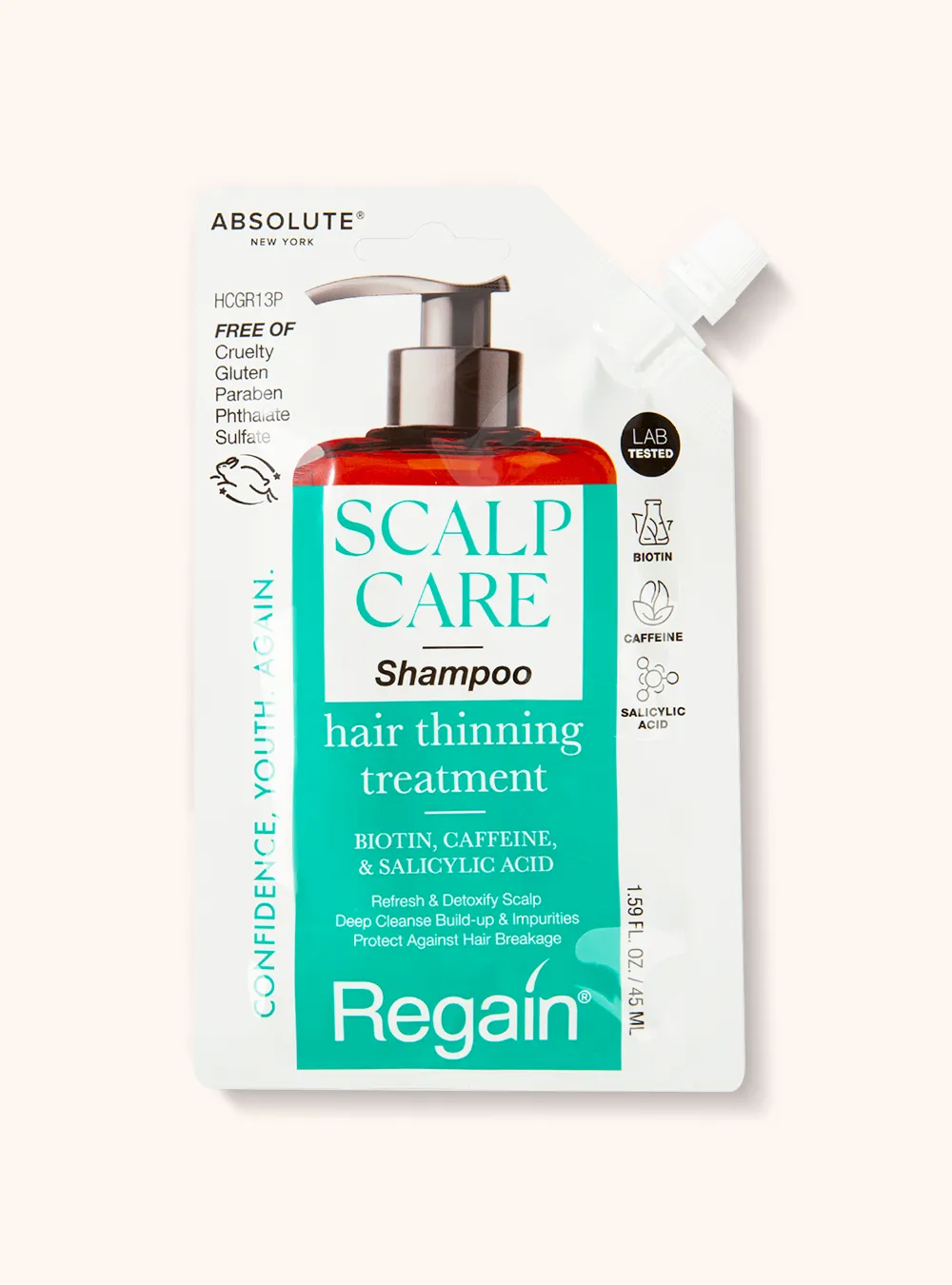 Regain Scalp Care Shampoo and Conditioner Pouch