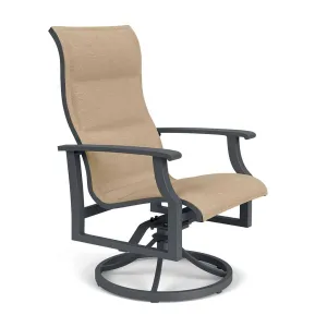 Rockport Padded Sling Swivel Dining Chair