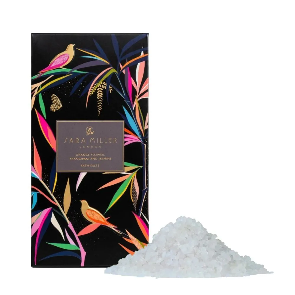 Sara Miller 150g Bamboo Orange Flower, Frangipani & Jasmine Bath Salts