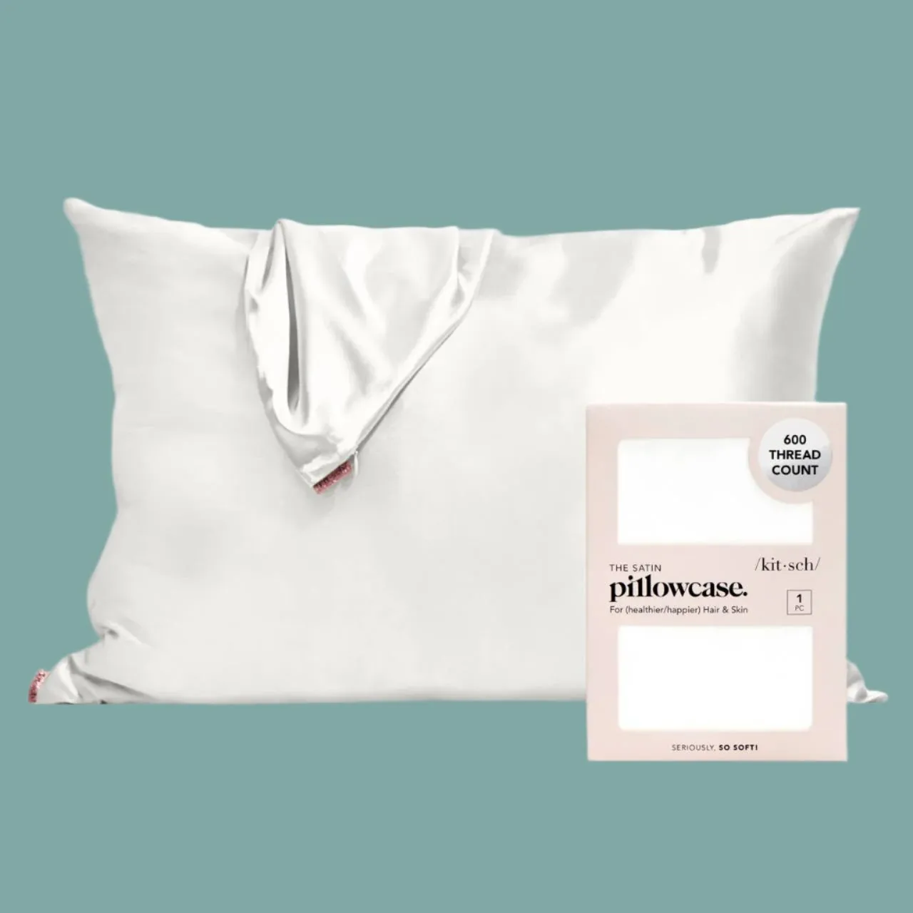 Satin Pillowcase - Ivory