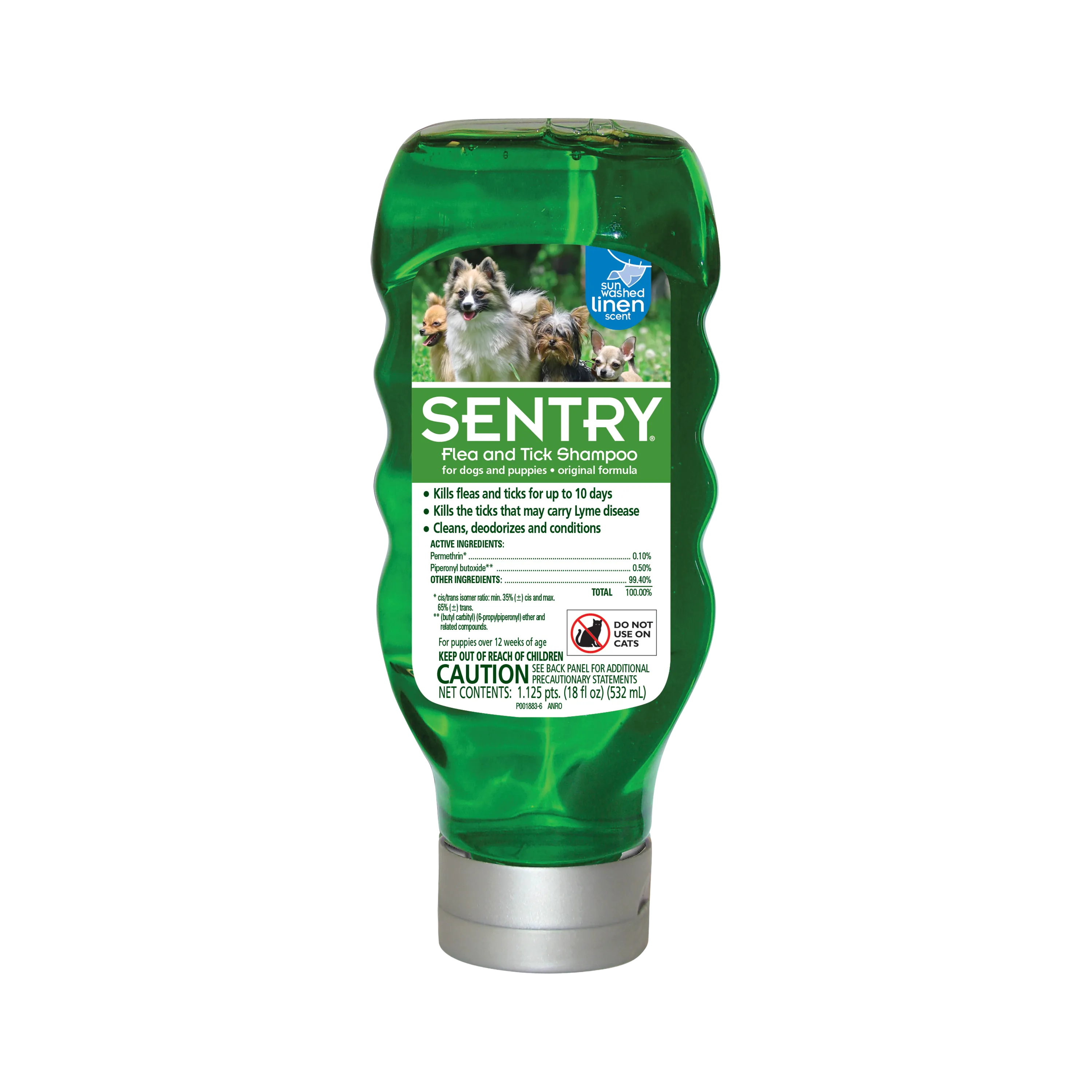 Sentry Original Flea & Tick Shampoo Dog 18OZ