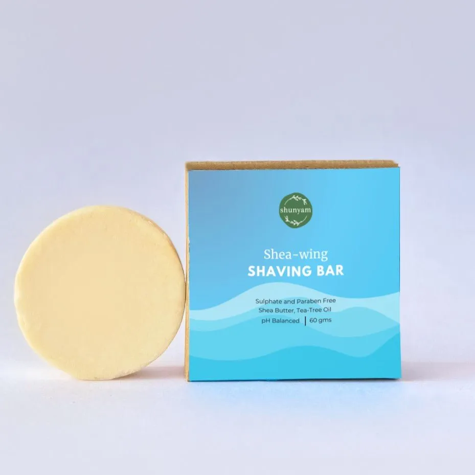 Shea-Wing Shaving Bar | 60 gm | for Men and Women