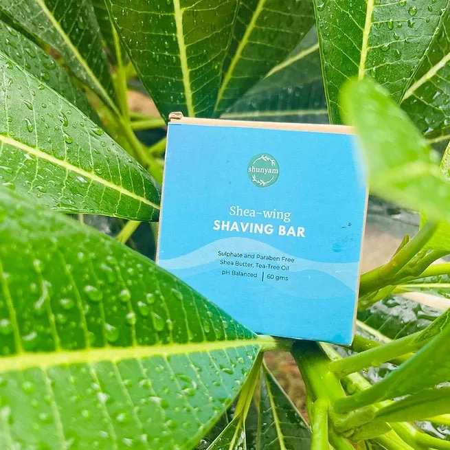 Shea-Wing Shaving Bar | 60 gm | for Men and Women