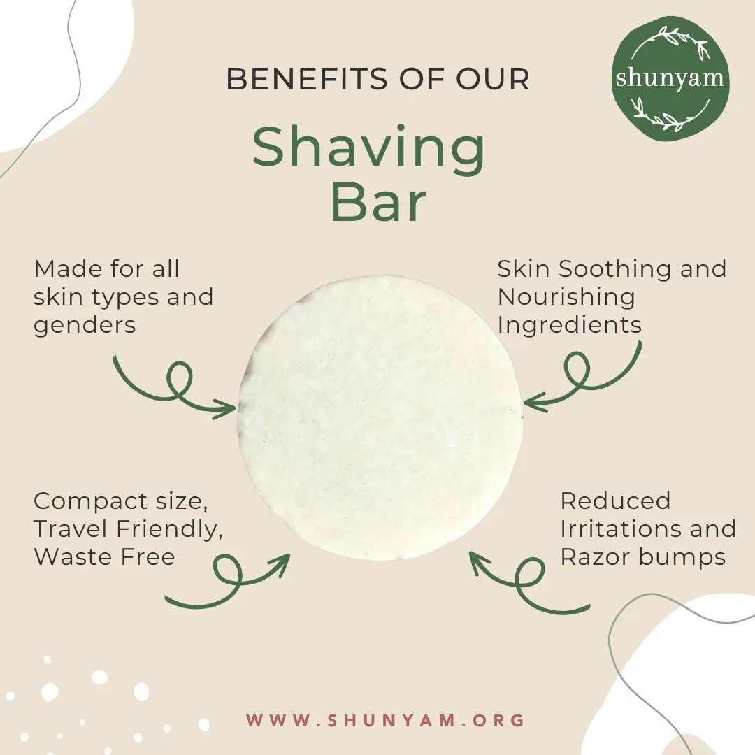 Shea-Wing Shaving Bar | 60 gm | for Men and Women