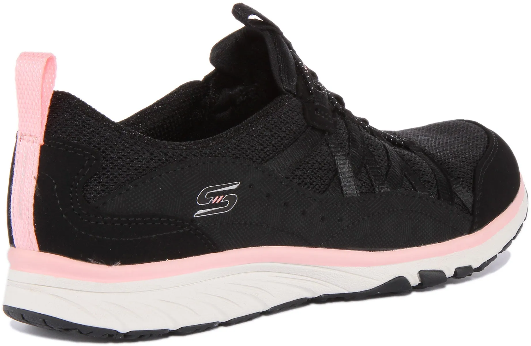 Skechers Gratis Sports In Black White For Women