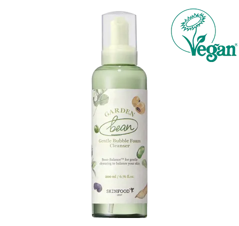 SKINFOOD Garden Bean Gentle Bubble Foam Cleanser