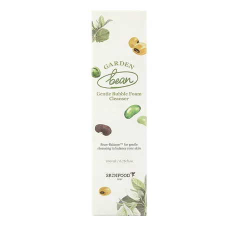 SKINFOOD Garden Bean Gentle Bubble Foam Cleanser