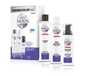 System 6 Thicker Fuller Chemically Treated Advanced Tuning 3 Products - Nioxin