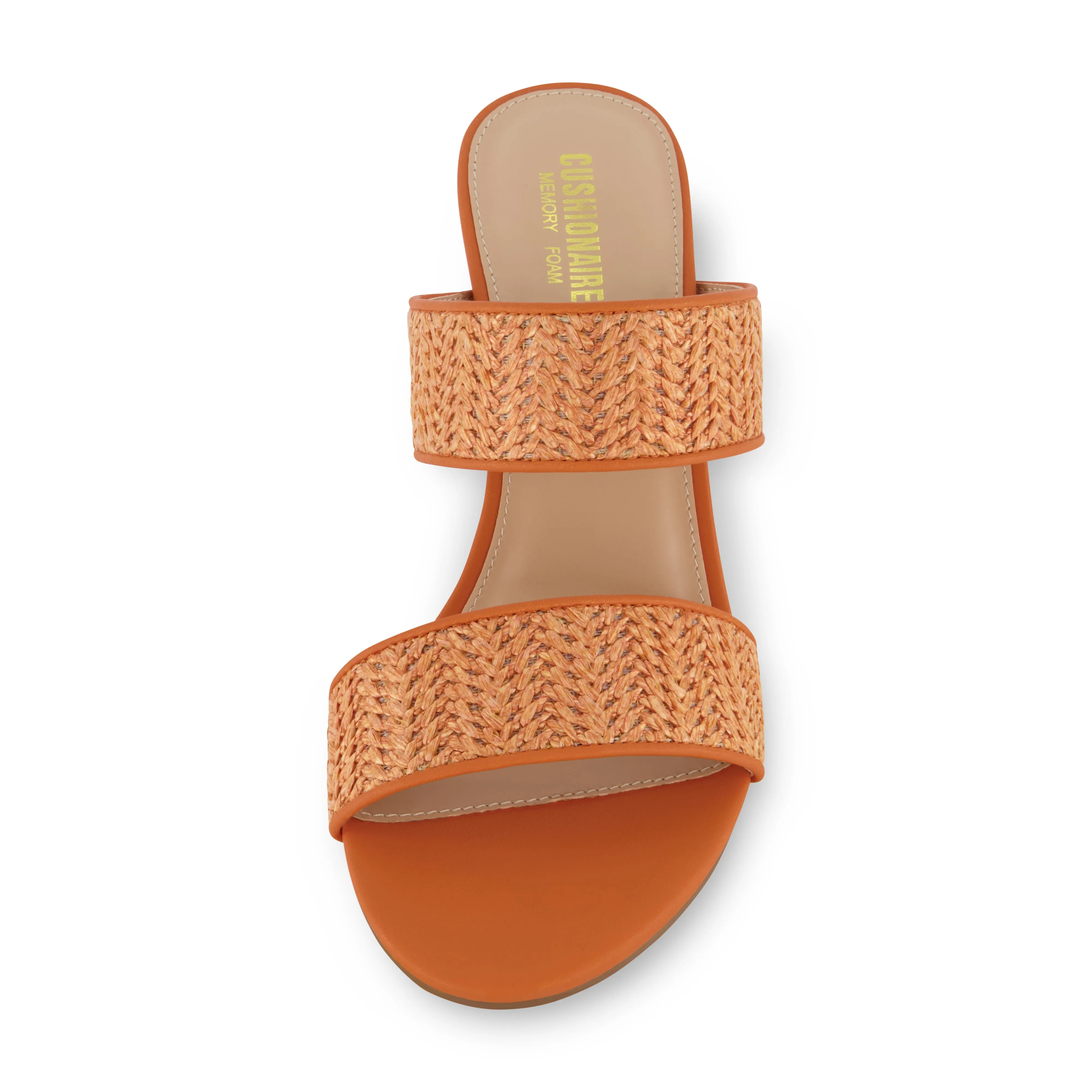 Tosh Two Band Raffia Sandal