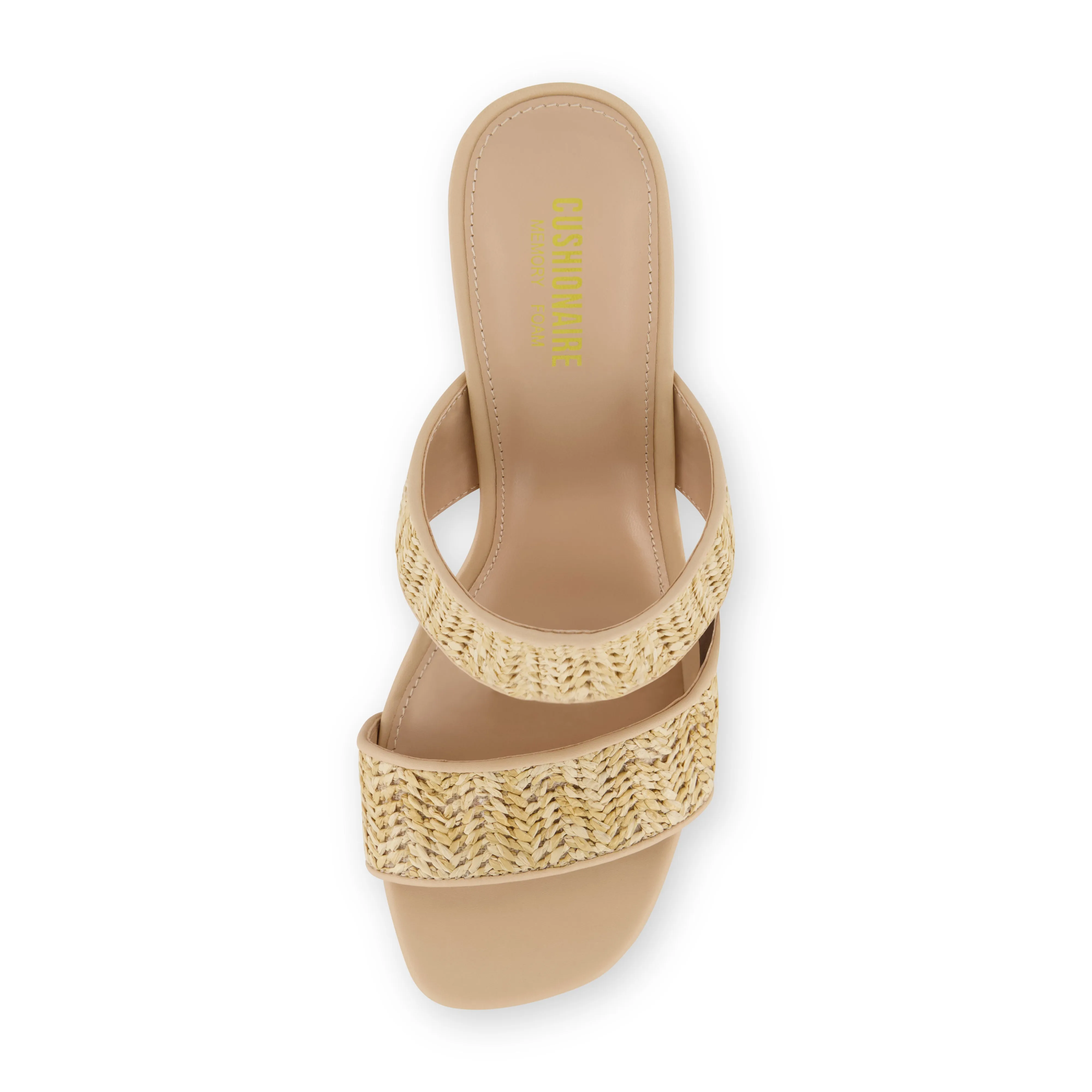 Tosh Two Band Raffia Sandal