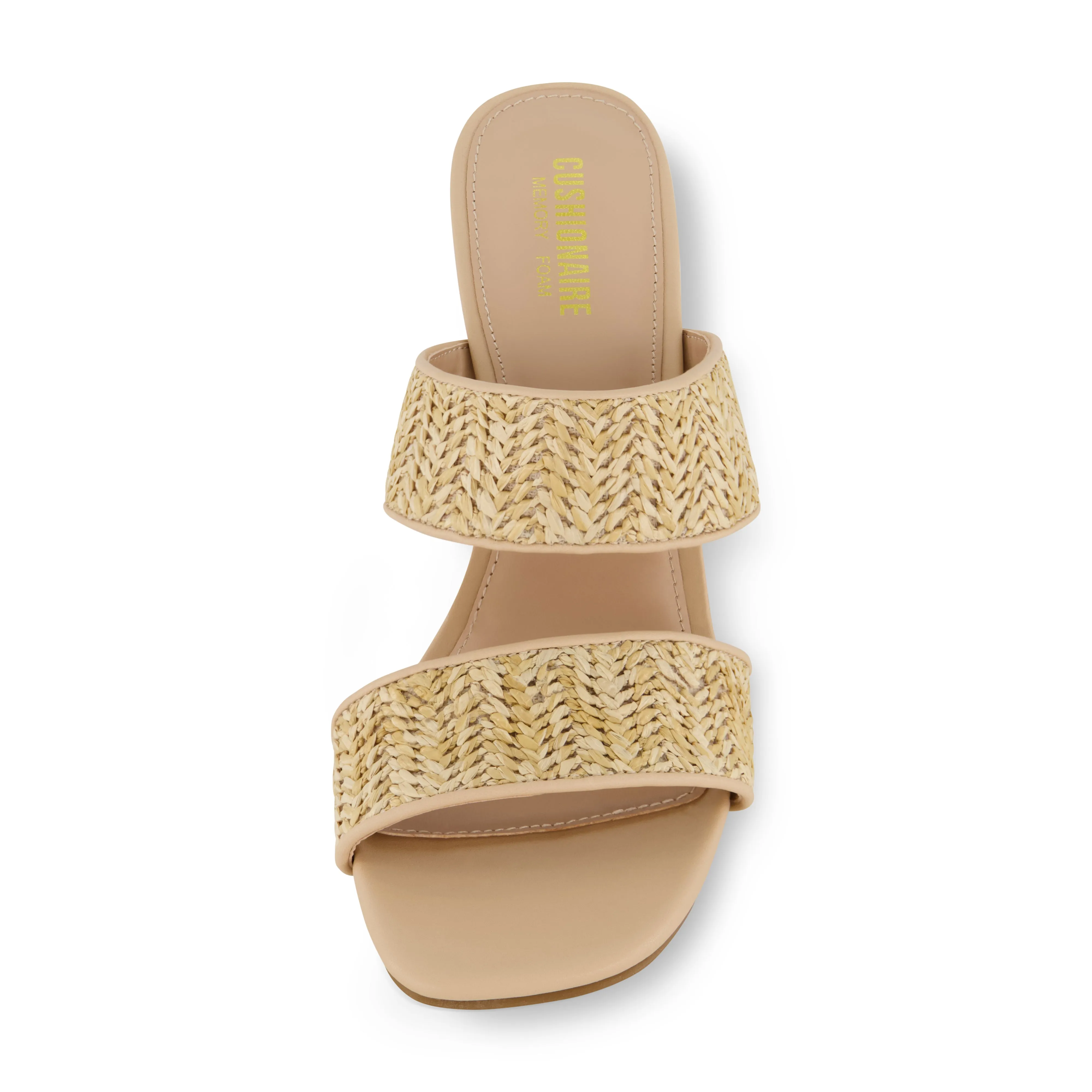 Tosh Two Band Raffia Sandal