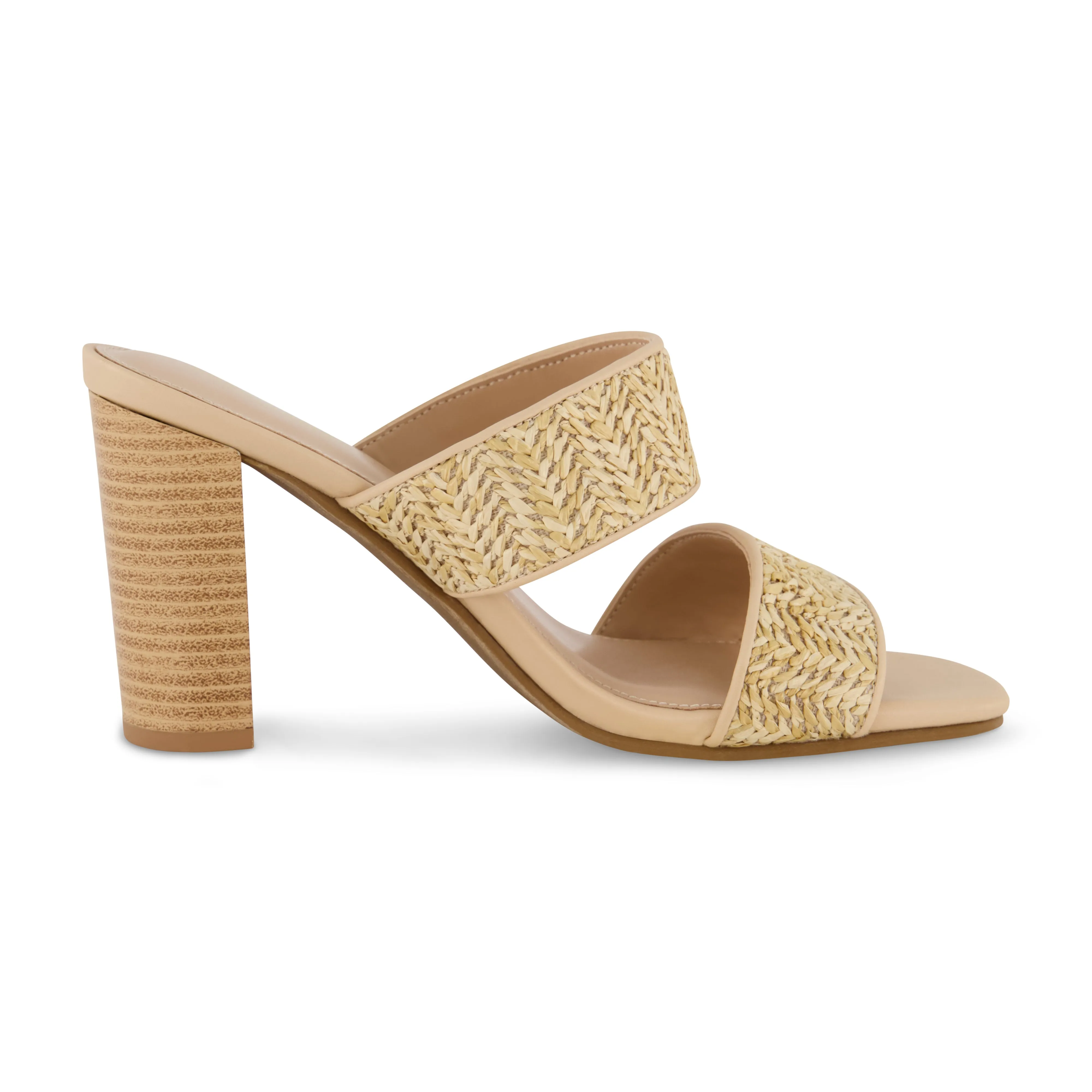 Tosh Two Band Raffia Sandal