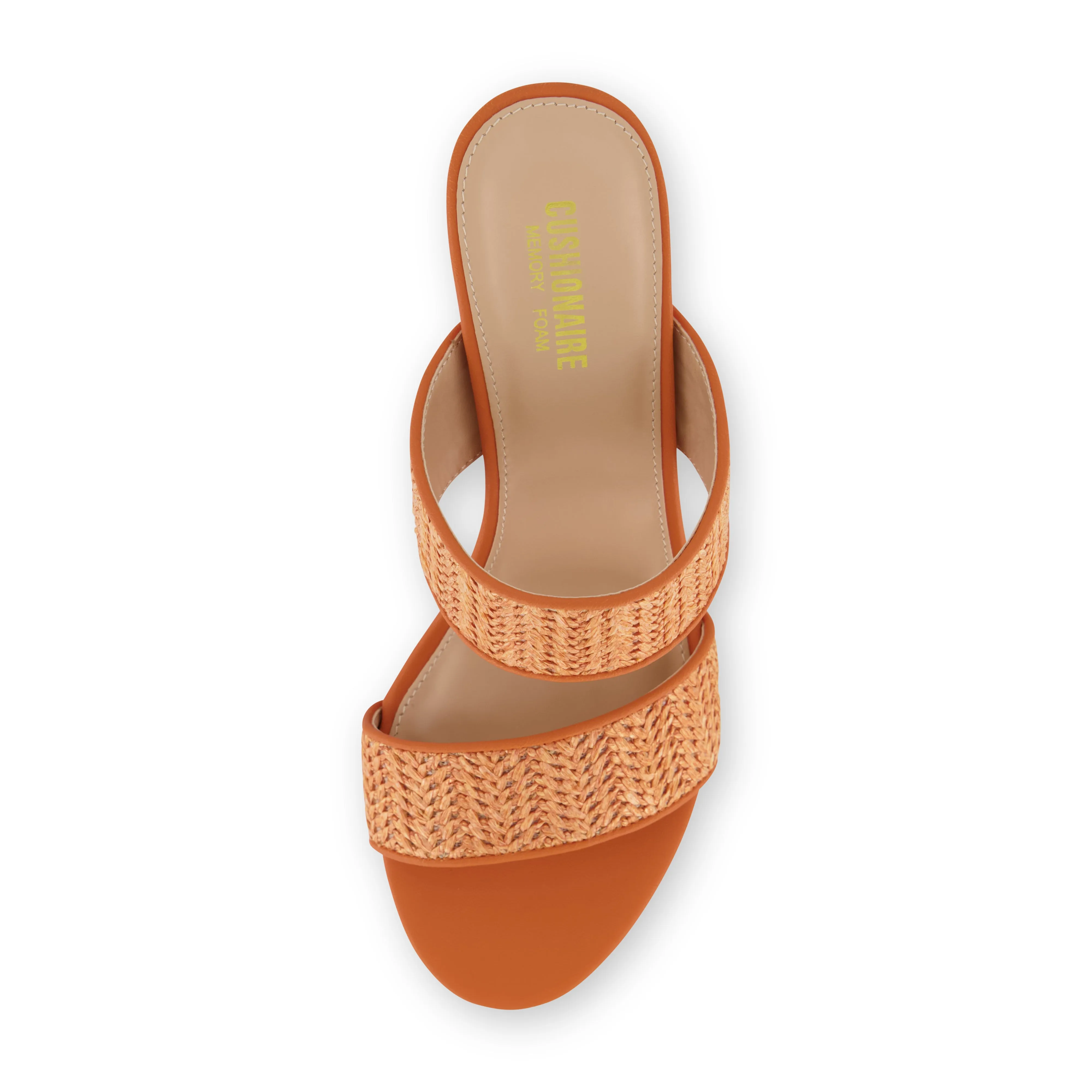 Tosh Two Band Raffia Sandal