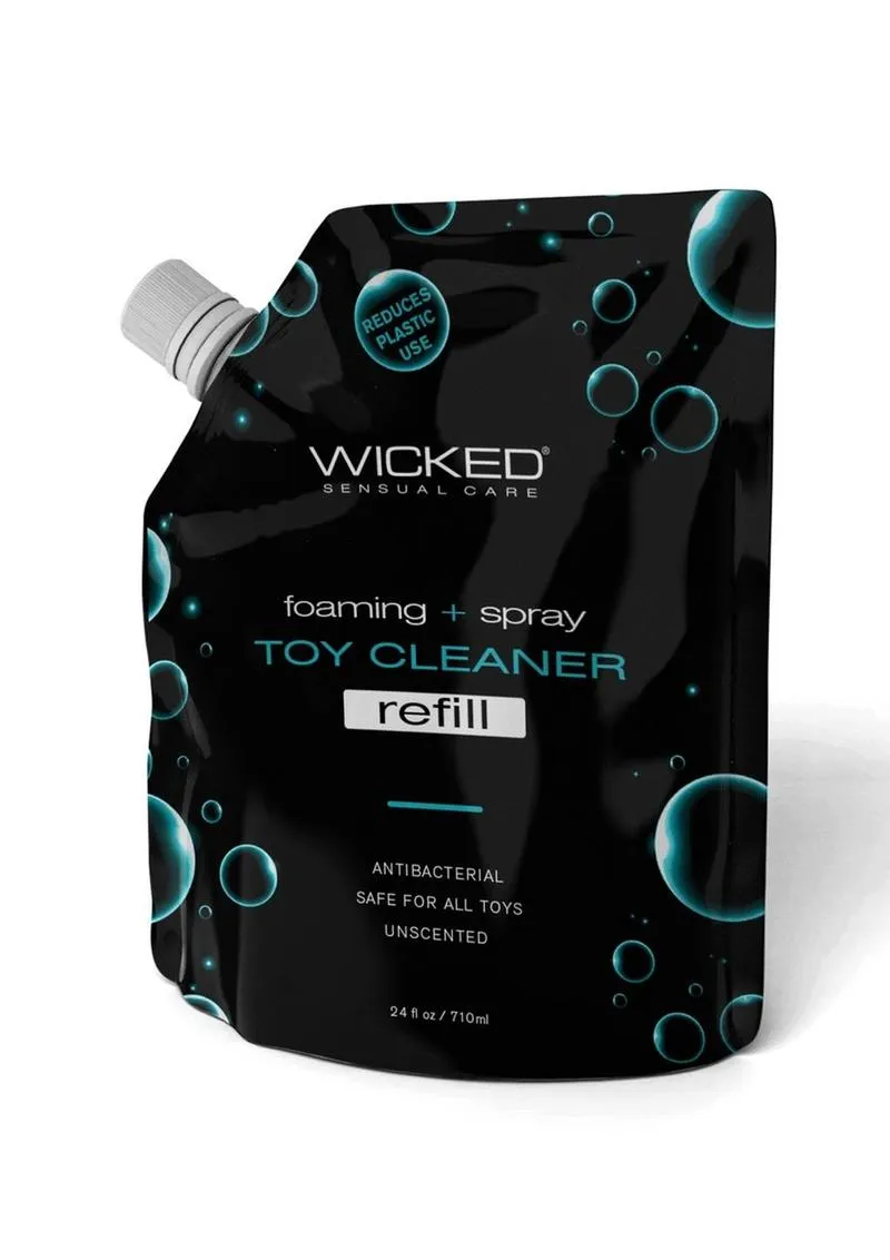 Wicked Sensual Foam and Fresh Toy Cleaner Refill Pouch